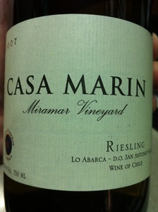Miramar Vineyard Riesling 2007 Viña Casa Marin